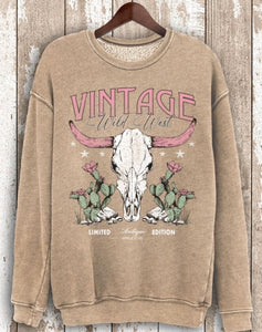 Western Vintage inspired sweatshirt collection