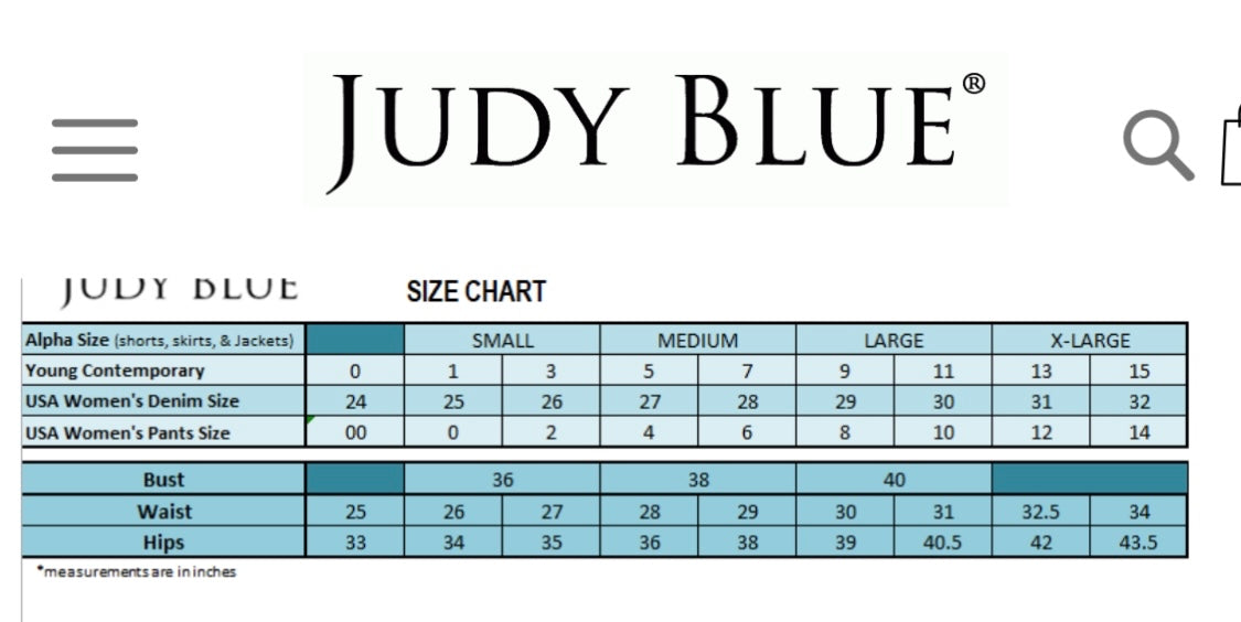 Judy Blue elastic waist